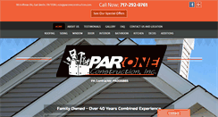 Desktop Screenshot of paroneconstruction.com